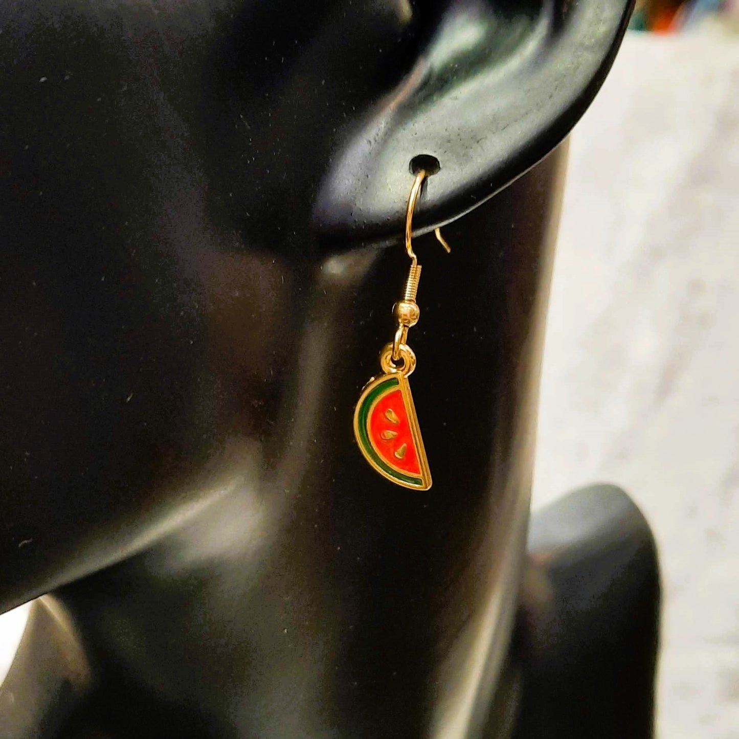 Σκουλαρίκια καρπούζι