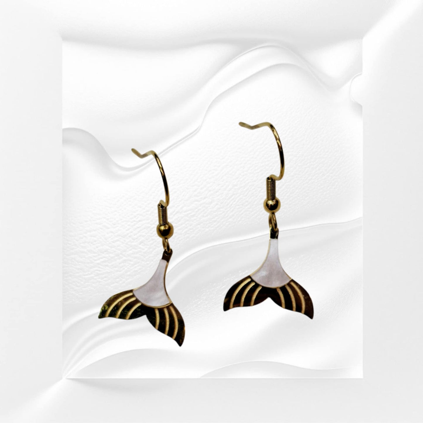 Ατσάλινα σκουλαρίκια γοργονοουρά