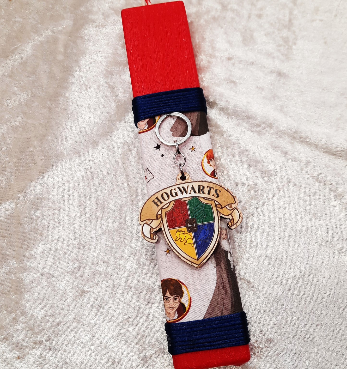 Κόκκινη ξυστή αρωματική λαμπάδα Harry Potter