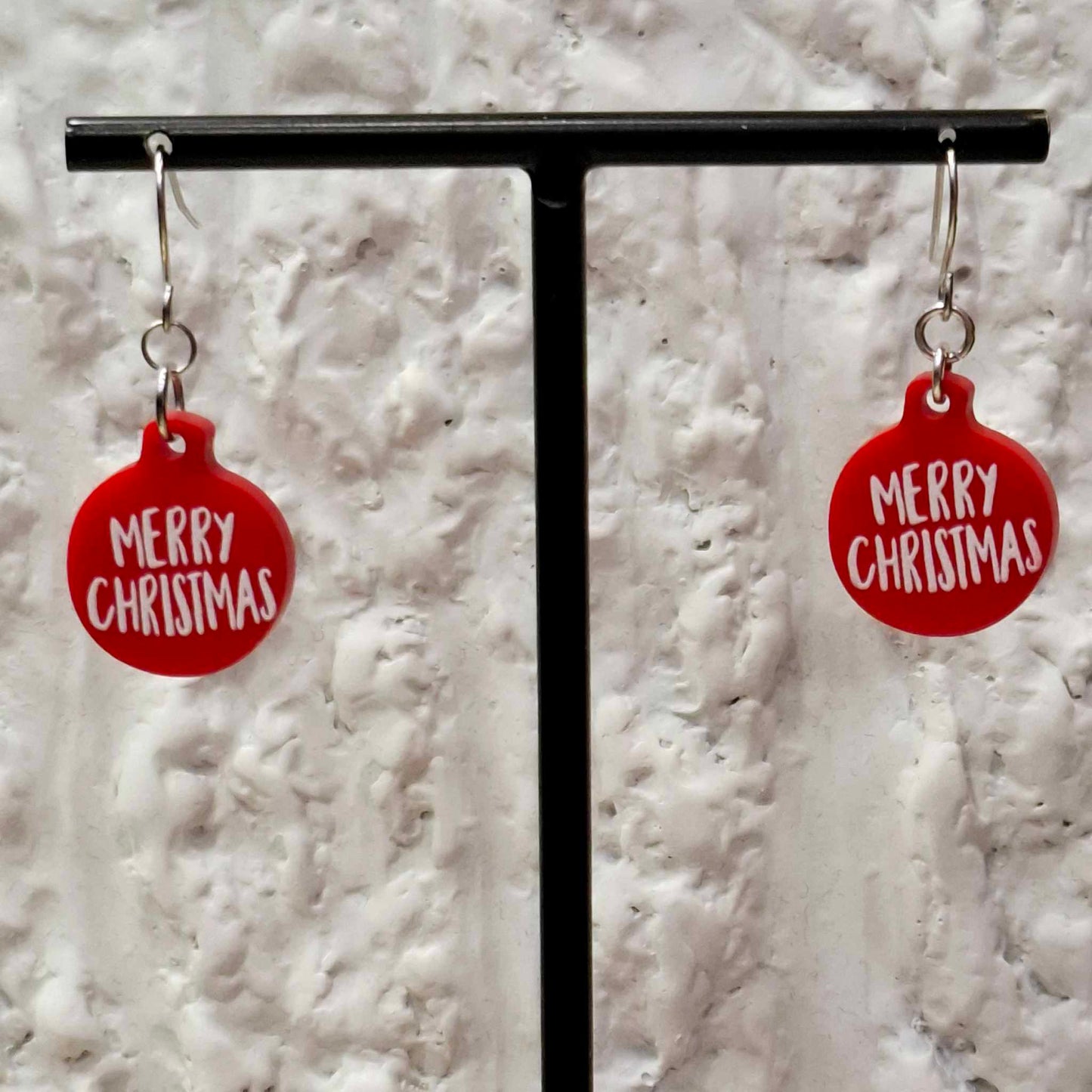 Χριστουγεννιάτικα σκουλαρίκια Merry Christmas