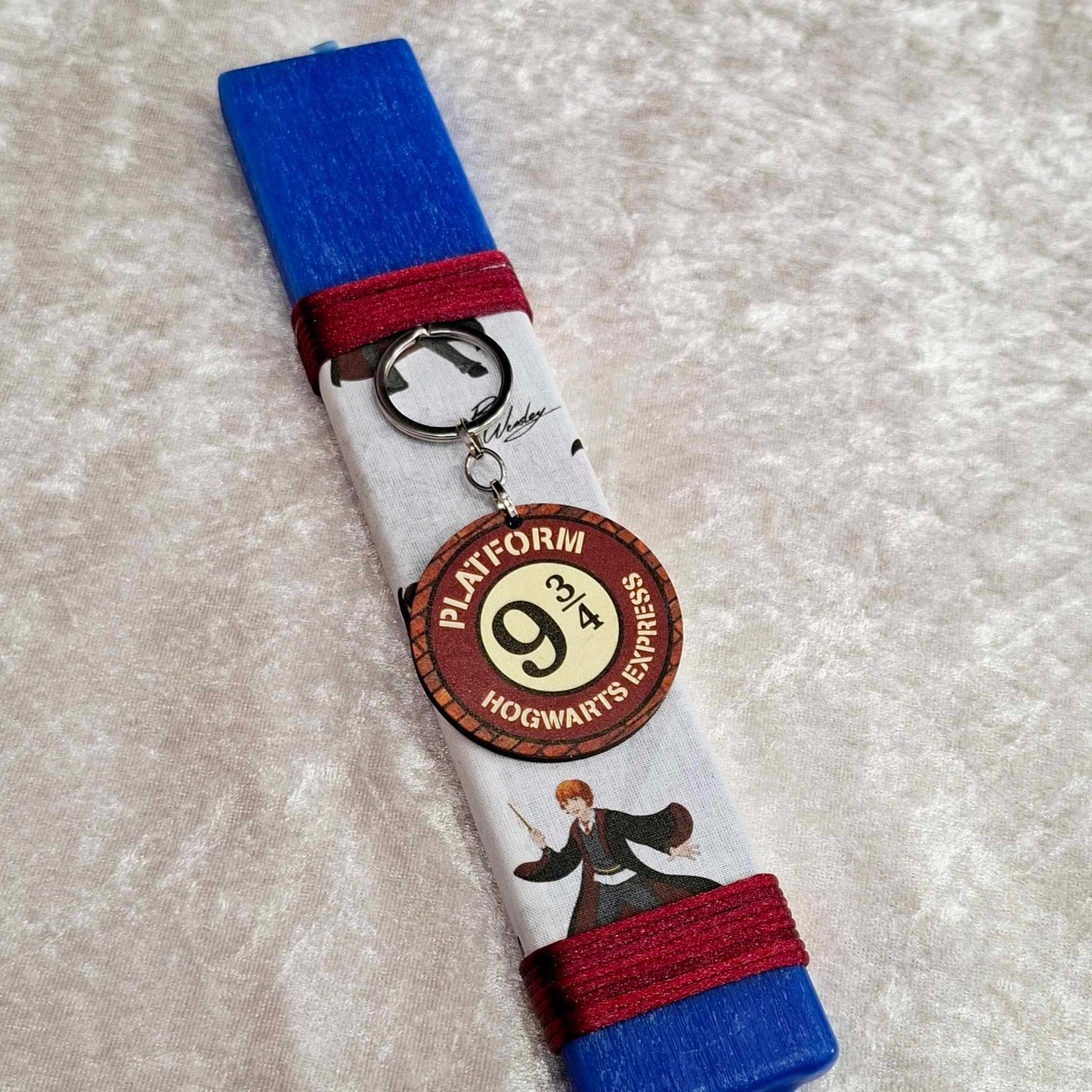 Μπλε ξυστή αρωματική λαμπάδα Harry Potter