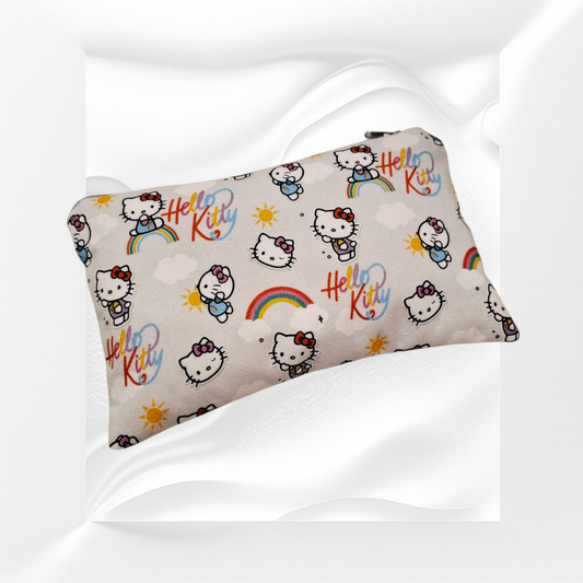 Χειροποίητο βαμβακερό πορτοφόλι Hello Kitty